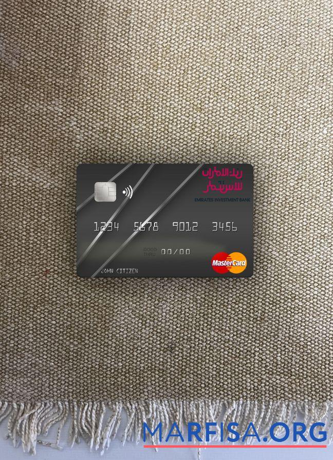 Downloadable United Arab Emirates Emirates Investment Bank mastercard photolook front real example